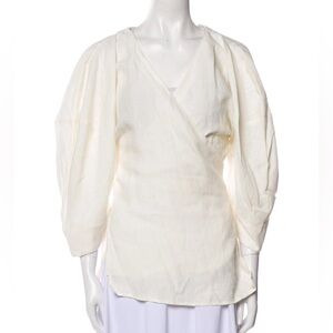 Mara Hoffman Emiliana Wrap Top - Cream